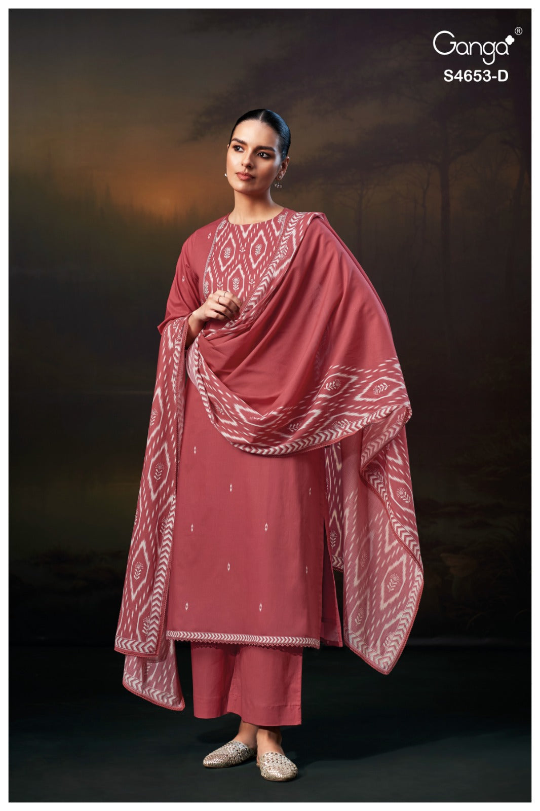 Mehrin 4653 Ganga Cotton Pant Style Suits Manufacturer
