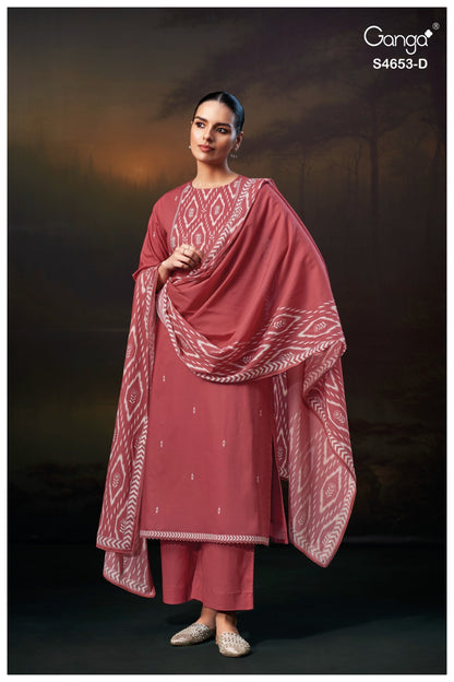 Mehrin 4653 Ganga Cotton Pant Style Suits Manufacturer