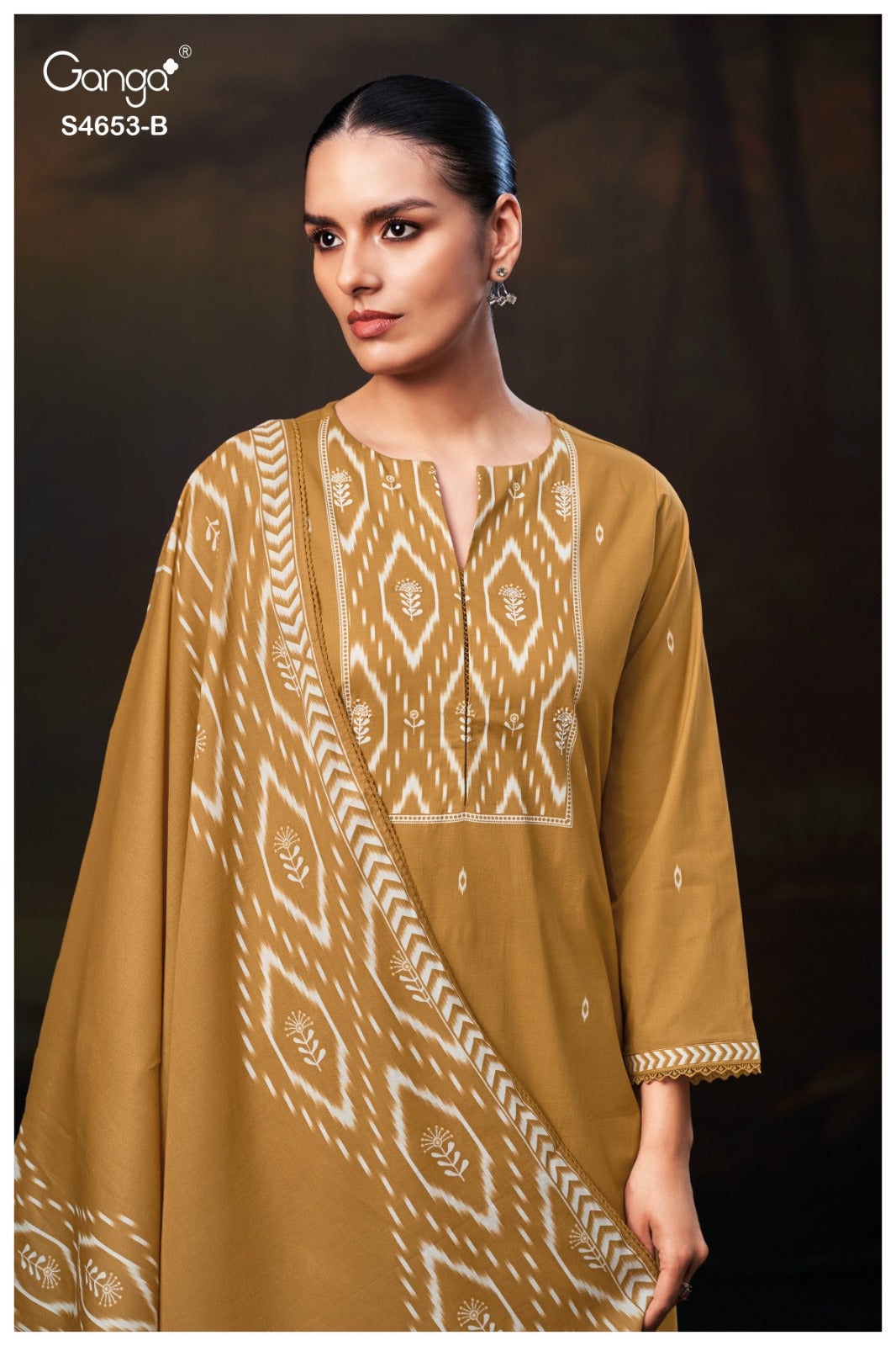 Mehrin 4653 Ganga Cotton Pant Style Suits Manufacturer