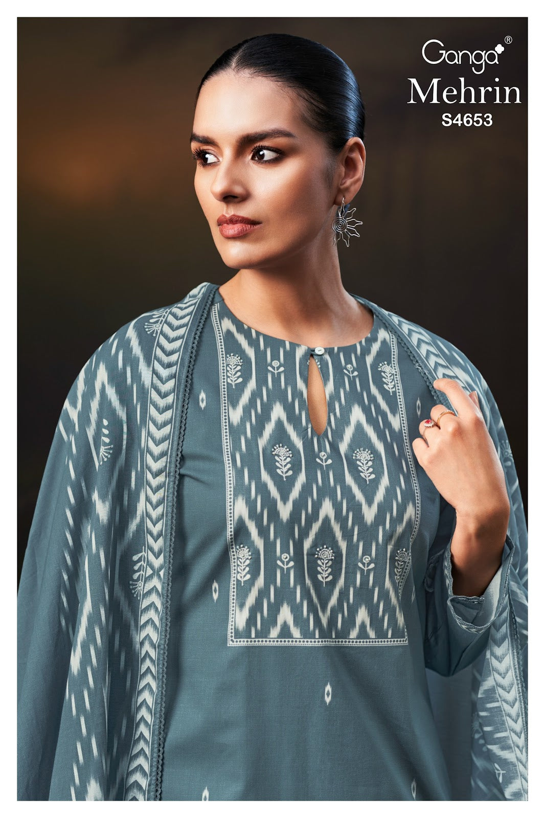 Mehrin 4653 Ganga Cotton Pant Style Suits Manufacturer