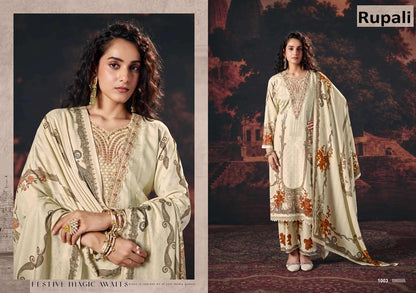 Mehrin Rupali Viscose Pashmina Suits Wholesaler