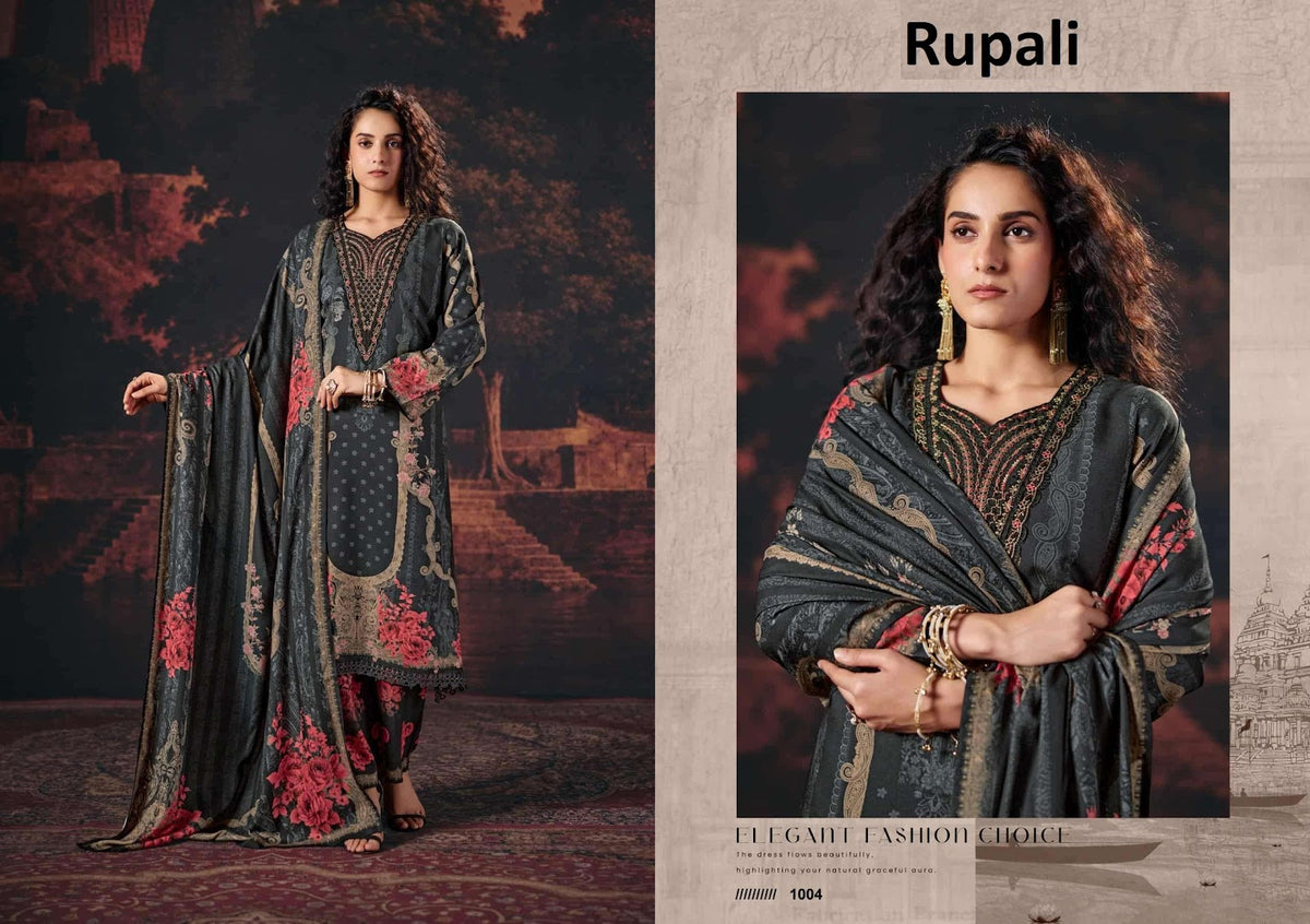 Mehrin Rupali Viscose Pashmina Suits Wholesaler