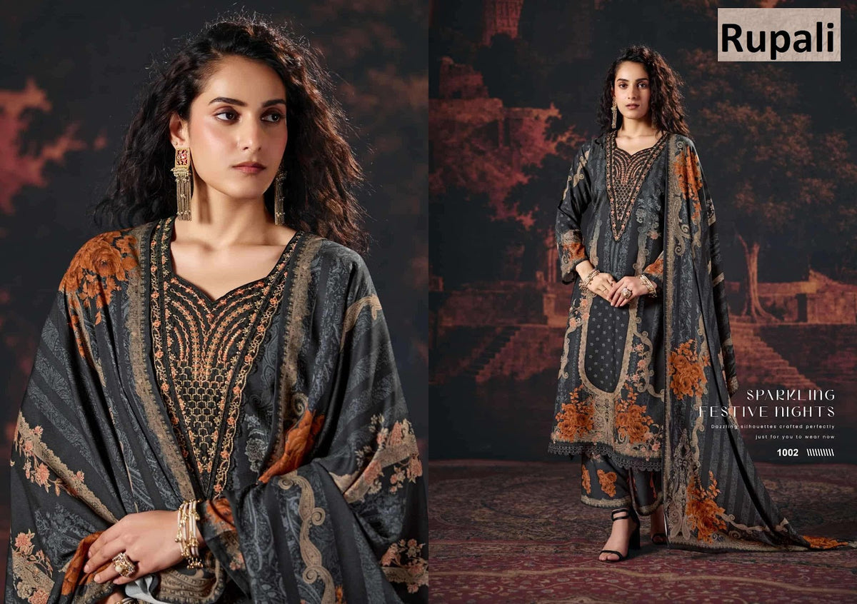 Mehrin Rupali Viscose Pashmina Suits Wholesaler