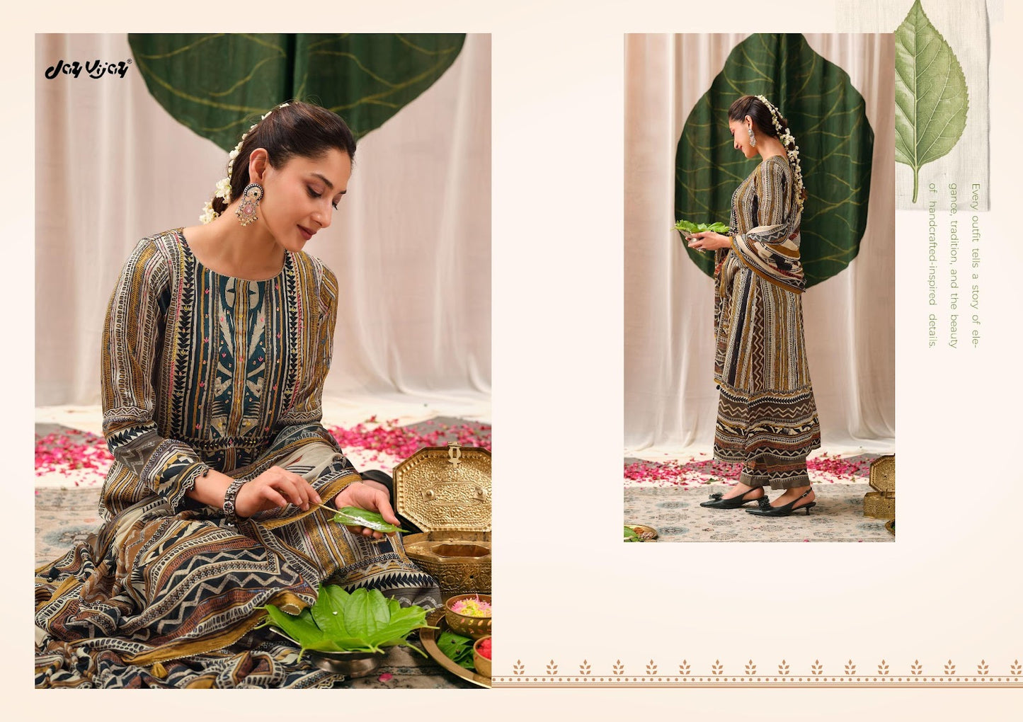 Mehroom Jay Vijay Satin Pant Style Suits Wholesaler Gujarat