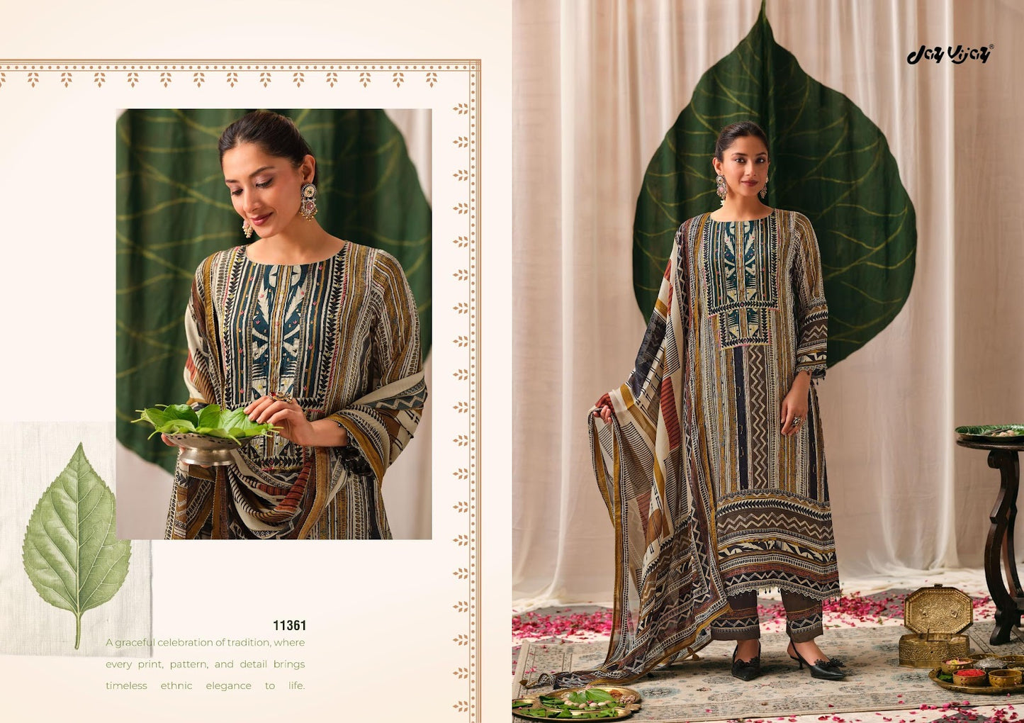 Mehroom Jay Vijay Satin Pant Style Suits Wholesaler Gujarat