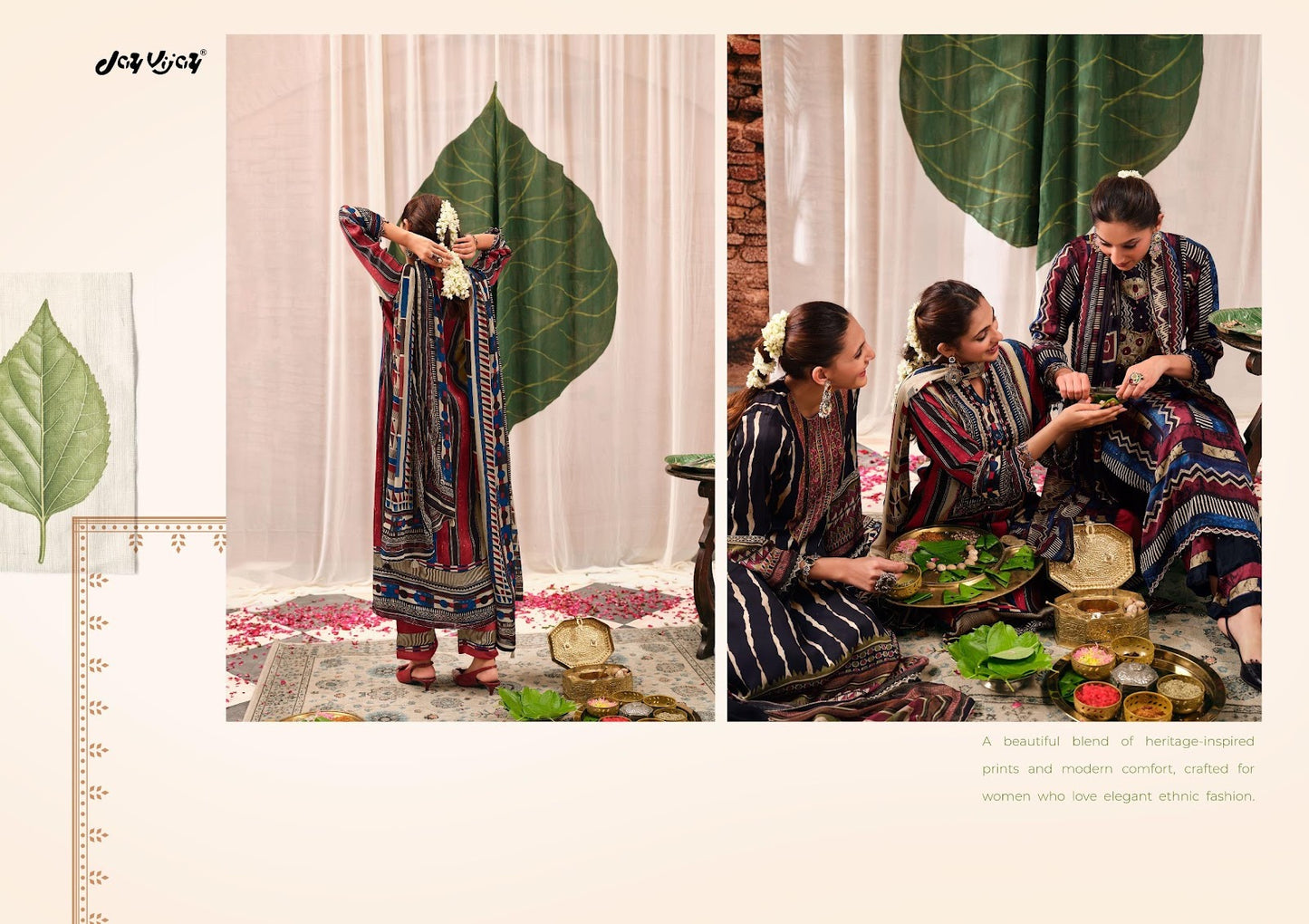 Mehroom Jay Vijay Satin Pant Style Suits Wholesaler Gujarat