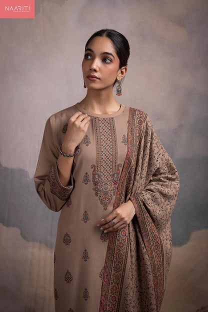 Mehroz Naariti Woven Jacquard Pashmina Suits Wholesale Price