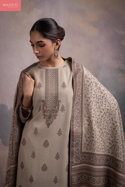 Mehroz Naariti Woven Jacquard Pashmina Suits Wholesale Price
