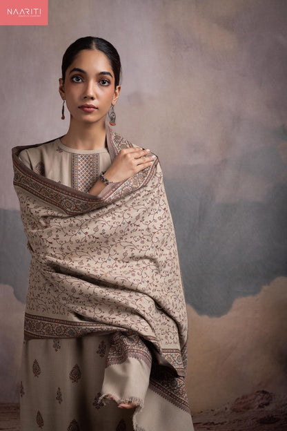 Mehroz Naariti Woven Jacquard Pashmina Suits Wholesale Price