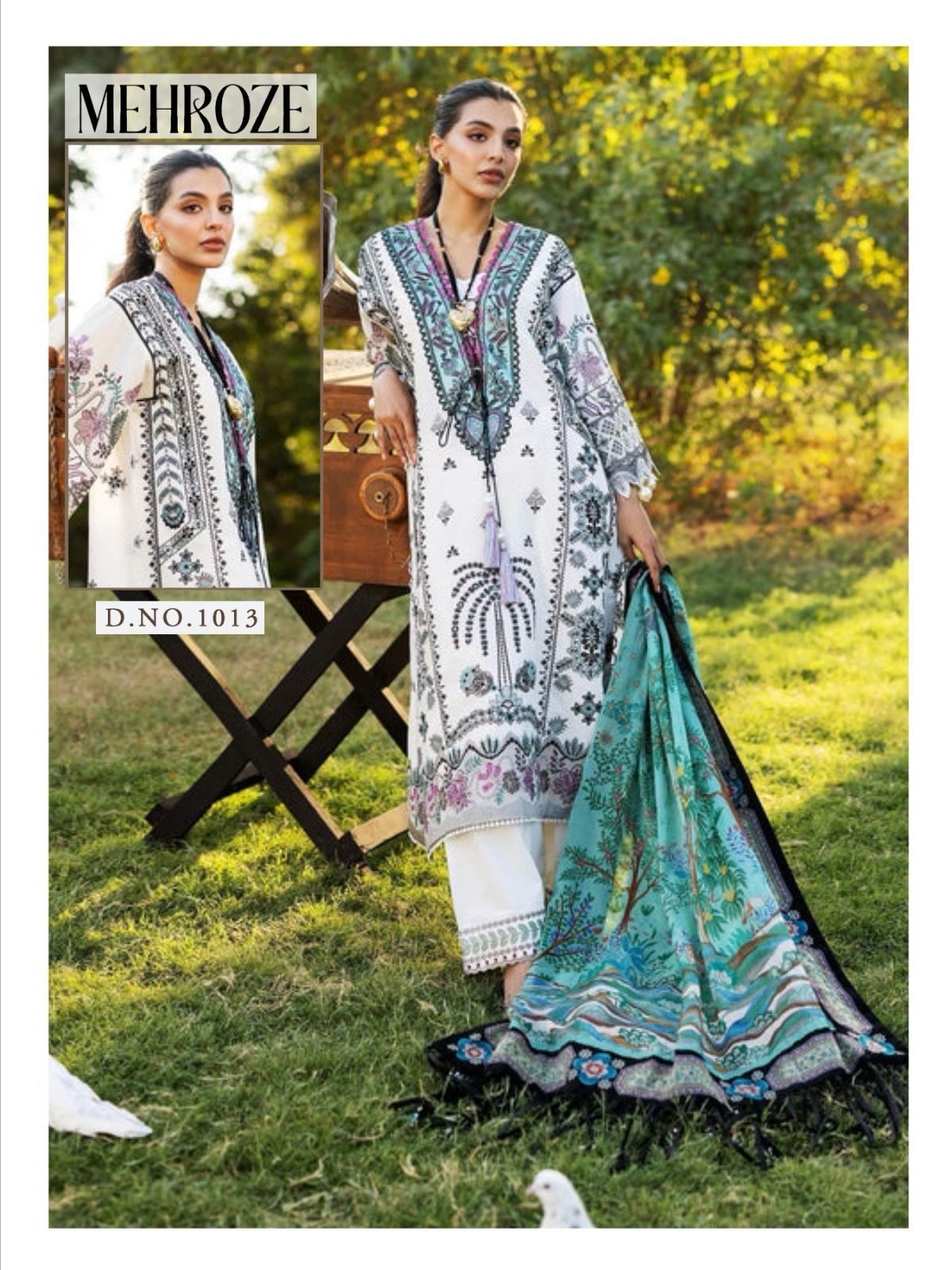 Mehroze Vol 1 Bin Ilyas Pure Cotton Karachi Salwar Suits Wholesale Price