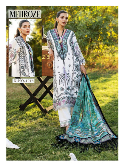 Mehroze Vol 1 Bin Ilyas Pure Cotton Karachi Salwar Suits Wholesale Price