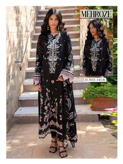 Mehroze Vol 1 Bin Ilyas Pure Cotton Karachi Salwar Suits Wholesale Price