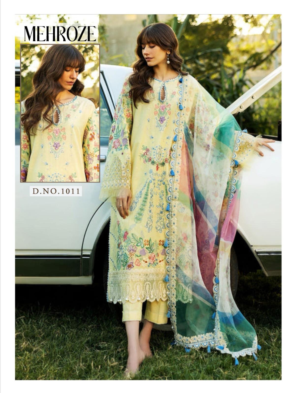 Mehroze Vol 1 Bin Ilyas Pure Cotton Karachi Salwar Suits Wholesale Price