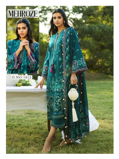 Mehroze Vol 1 Bin Ilyas Pure Cotton Karachi Salwar Suits Wholesale Price