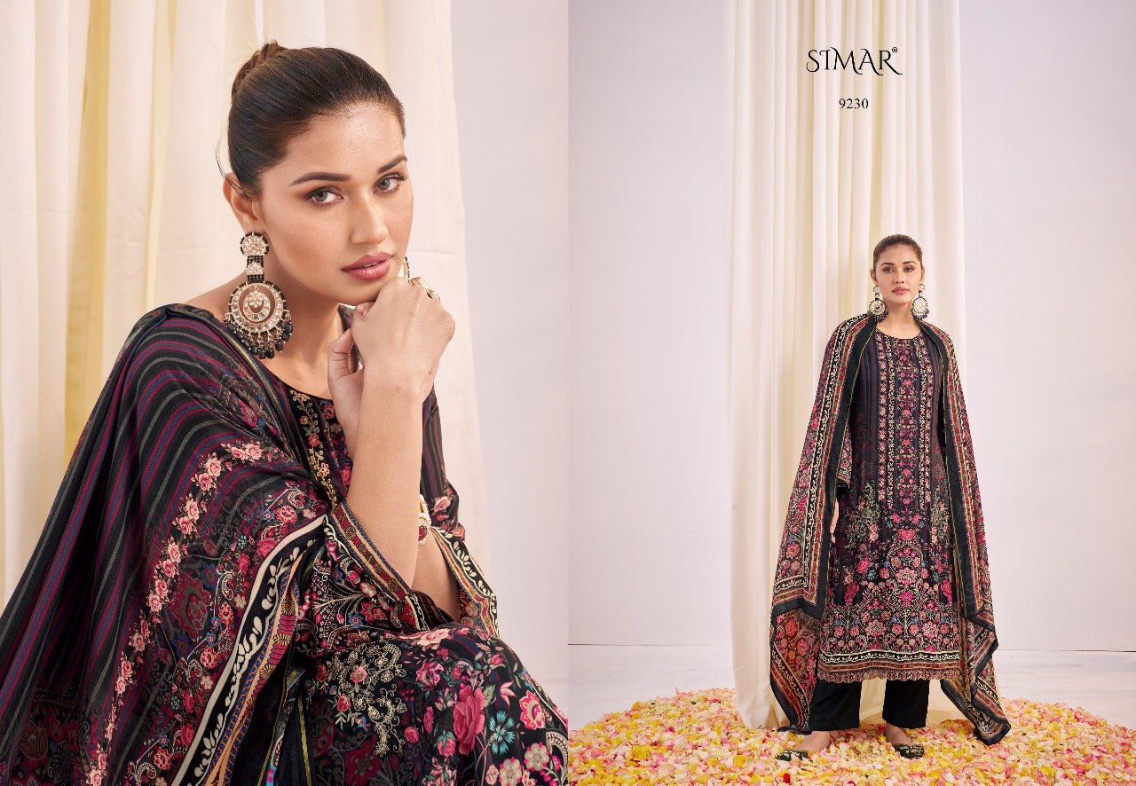 Mehrun Simar Pure Viscose Muslin Karachi Salwar Suits Wholesaler Ahmedabad