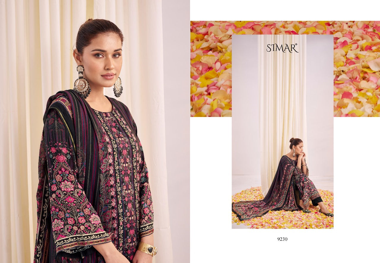 Mehrun Simar Pure Viscose Muslin Karachi Salwar Suits Wholesaler Ahmedabad