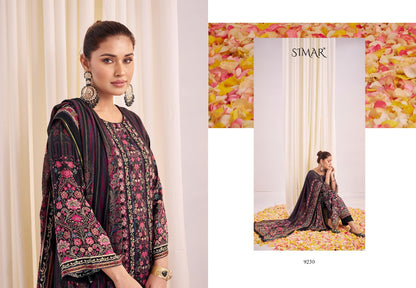 Mehrun Simar Pure Viscose Muslin Karachi Salwar Suits Wholesaler Ahmedabad