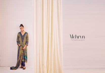 Mehrun Simar Pure Viscose Muslin Karachi Salwar Suits Wholesaler Ahmedabad