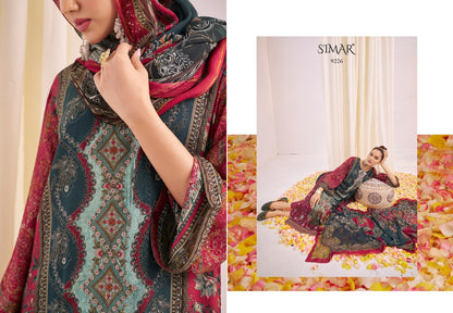 Mehrun Simar Pure Viscose Muslin Karachi Salwar Suits Wholesaler Ahmedabad
