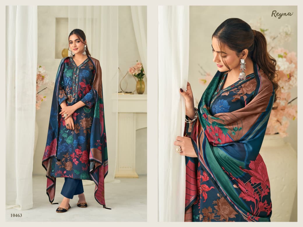 Mehrunissa Cotton Reyna Pant Style Suits Exporter