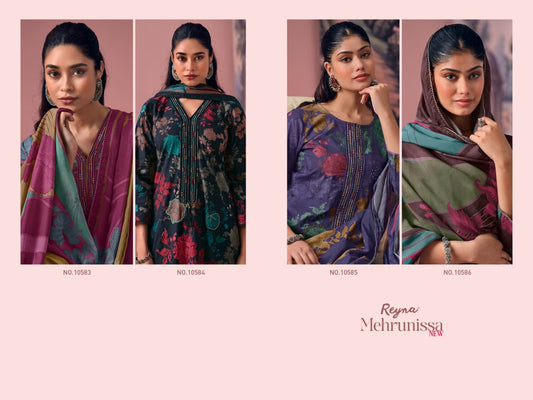 Mehrunissa New Reyna Cotton Pant Style Suits Exporter Gujarat