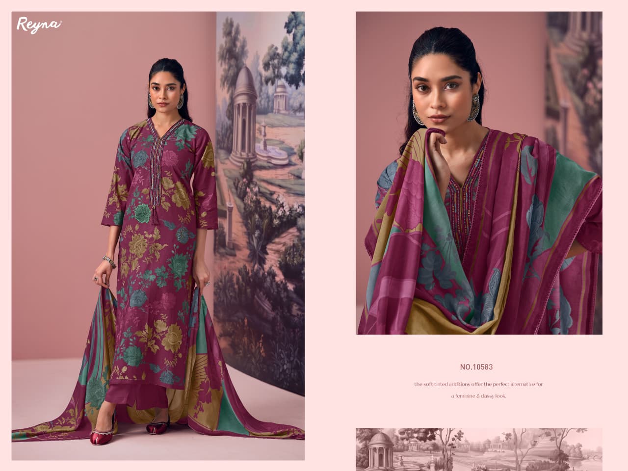 Mehrunissa New Reyna Cotton Pant Style Suits Exporter Gujarat