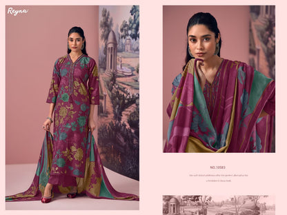 Mehrunissa New Reyna Cotton Pant Style Suits Exporter Gujarat