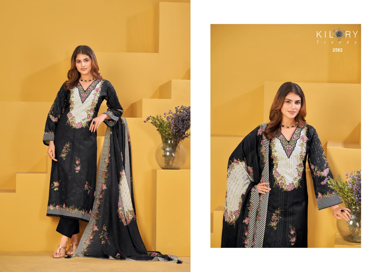 Mehtaab Kilory Lawn Cotton Pakistani Salwar Suits Supplier Ahmedabad