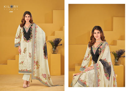 Mehtaab Kilory Lawn Cotton Pakistani Salwar Suits Supplier Ahmedabad