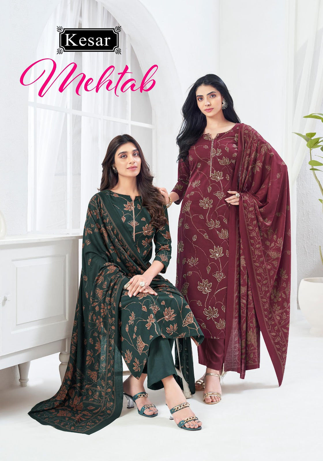 Mehtab Kesar Pashmina Suits Supplier Gujarat