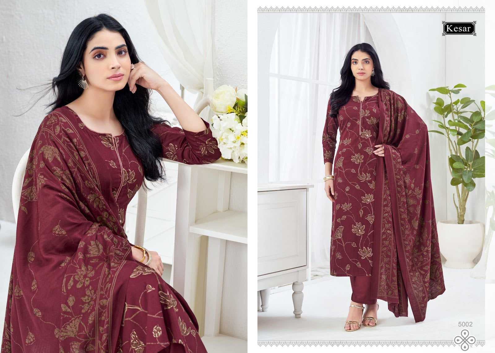 Mehtab Kesar Pashmina Suits Supplier Gujarat