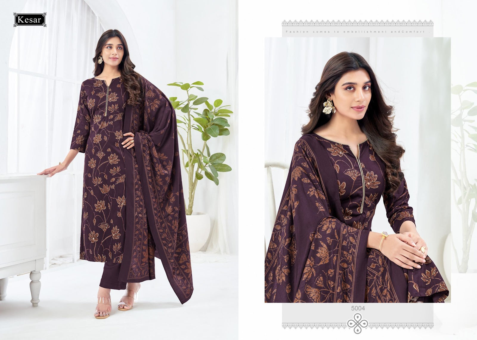 Mehtab Kesar Pashmina Suits Supplier Gujarat