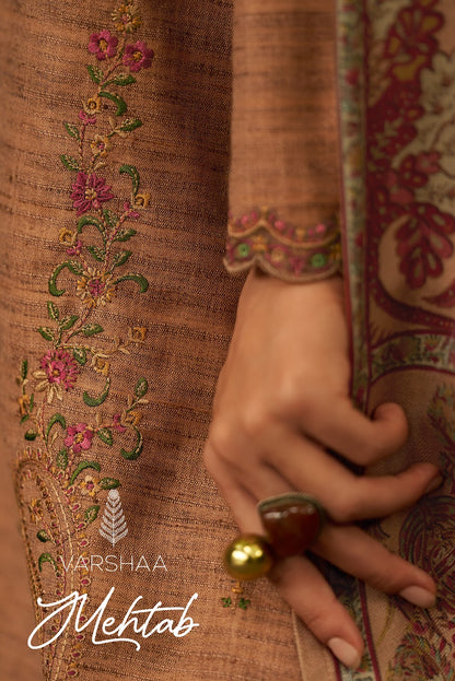 Mehtab Varshaa Khadi Silk Pashmina Suits Manufacturer