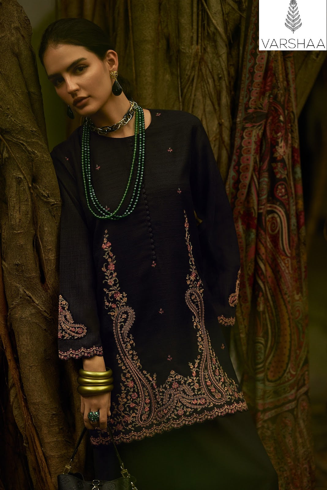 Mehtab Varshaa Khadi Silk Pashmina Suits Manufacturer