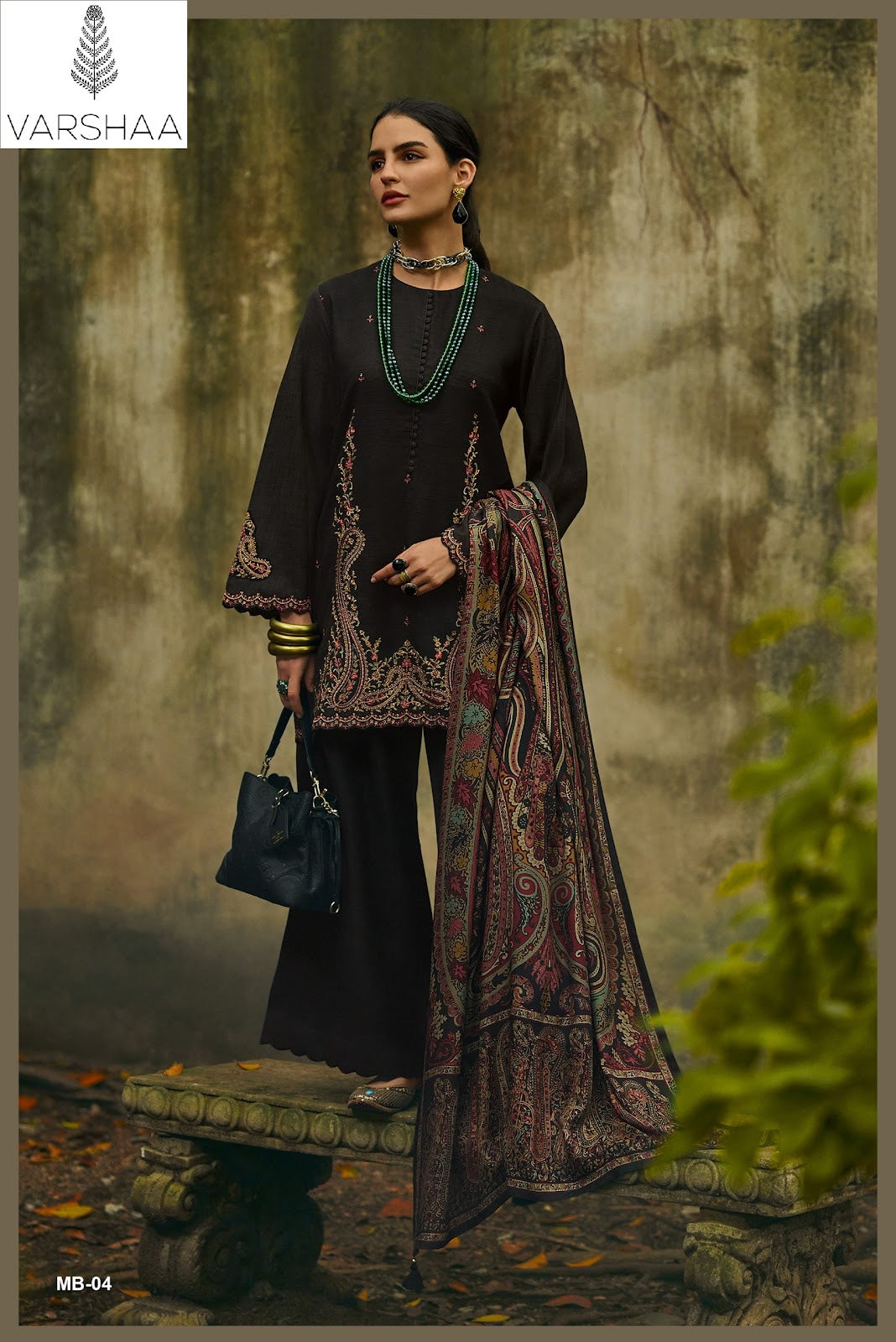 Mehtab Varshaa Khadi Silk Pashmina Suits Manufacturer