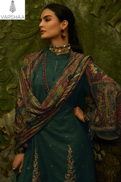 Mehtab Varshaa Khadi Silk Pashmina Suits Manufacturer