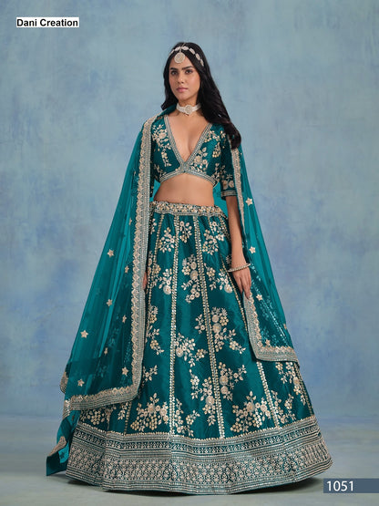 Mehvish Sheilja Dani Creation Art Silk Lehenga Choli Wholesale Price