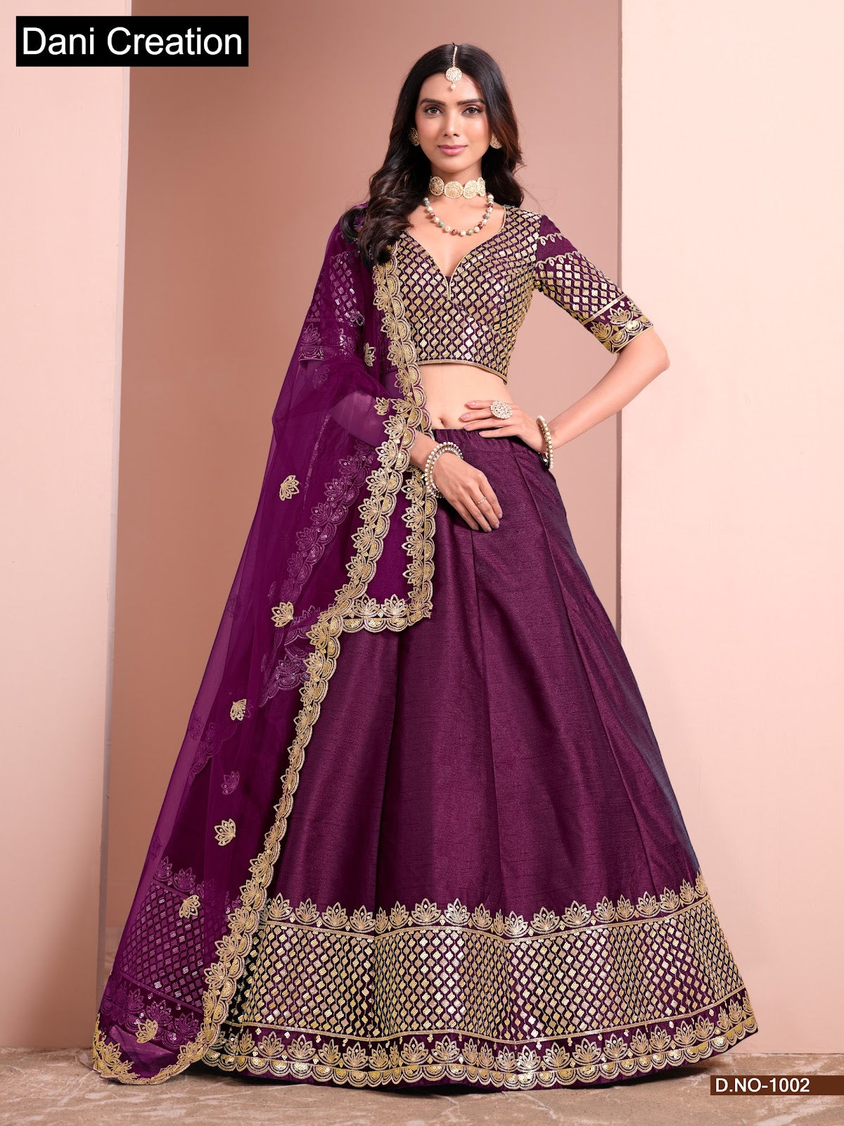 Mehvish Vol 10 Dani Creation Art Silk Lehenga Choli Manufacturer