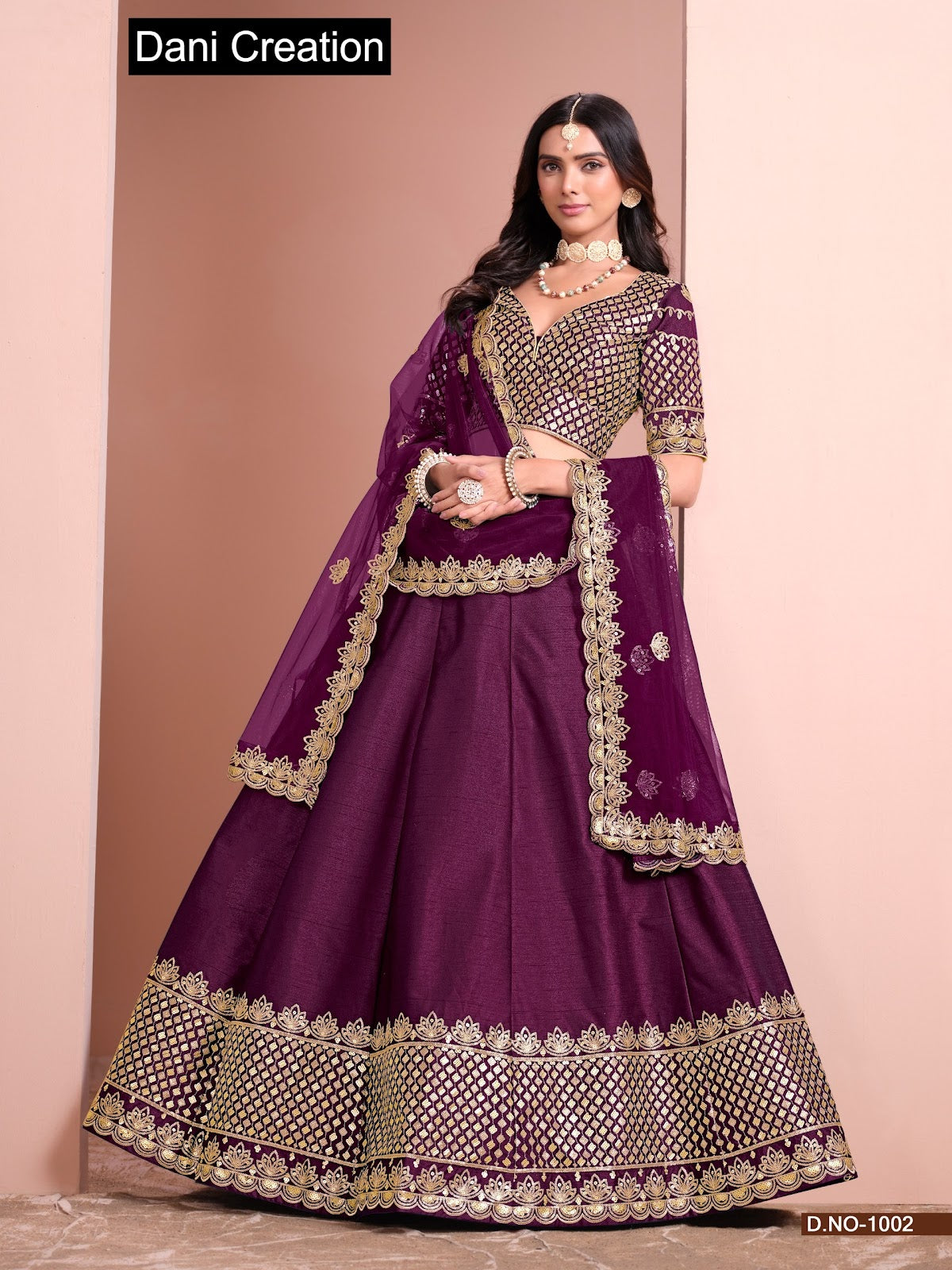 Mehvish Vol 10 Dani Creation Art Silk Lehenga Choli Manufacturer