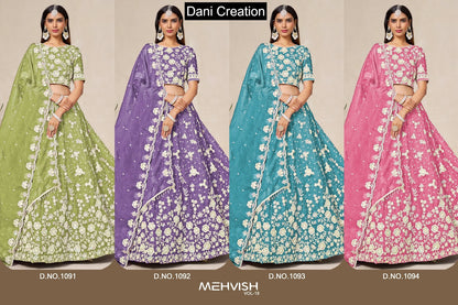 Mehvish Vol 19 Dani Creation Crush Lehenga Choli Wholesaler Gujarat