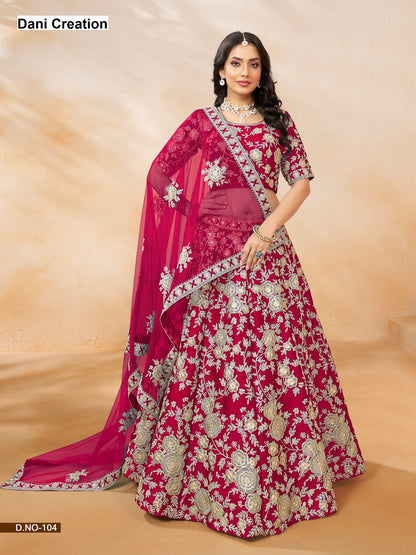 Mehvish Vol 1 Dani Creation Art Silk Lehenga Choli Exporter Ahmedabad