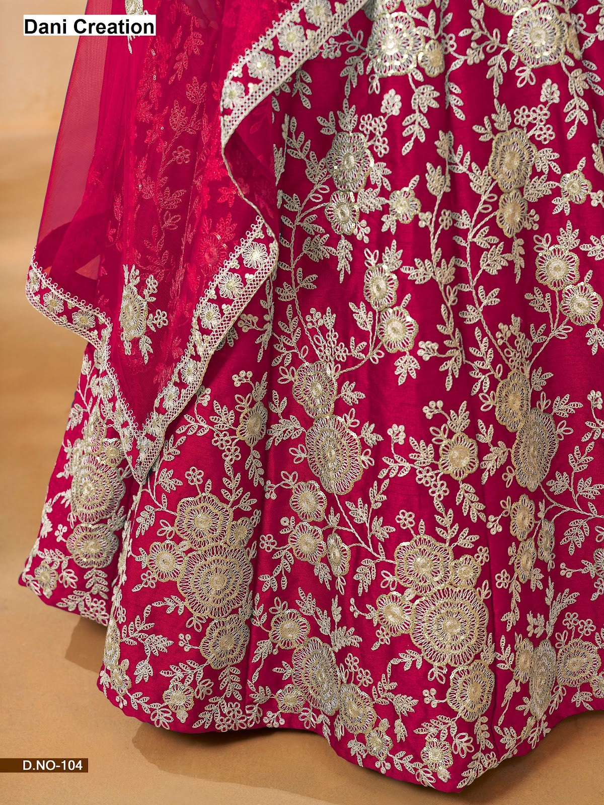 Mehvish Vol 1 Dani Creation Art Silk Lehenga Choli Exporter Ahmedabad