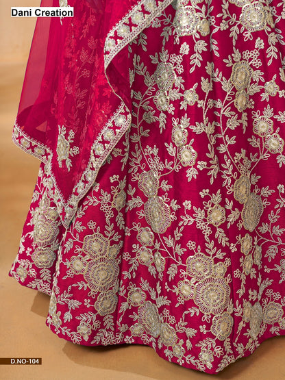 Mehvish Vol 1 Dani Creation Art Silk Lehenga Choli Exporter Ahmedabad