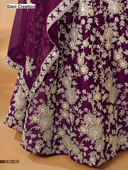 Mehvish Vol 1 Dani Creation Art Silk Lehenga Choli Exporter Ahmedabad