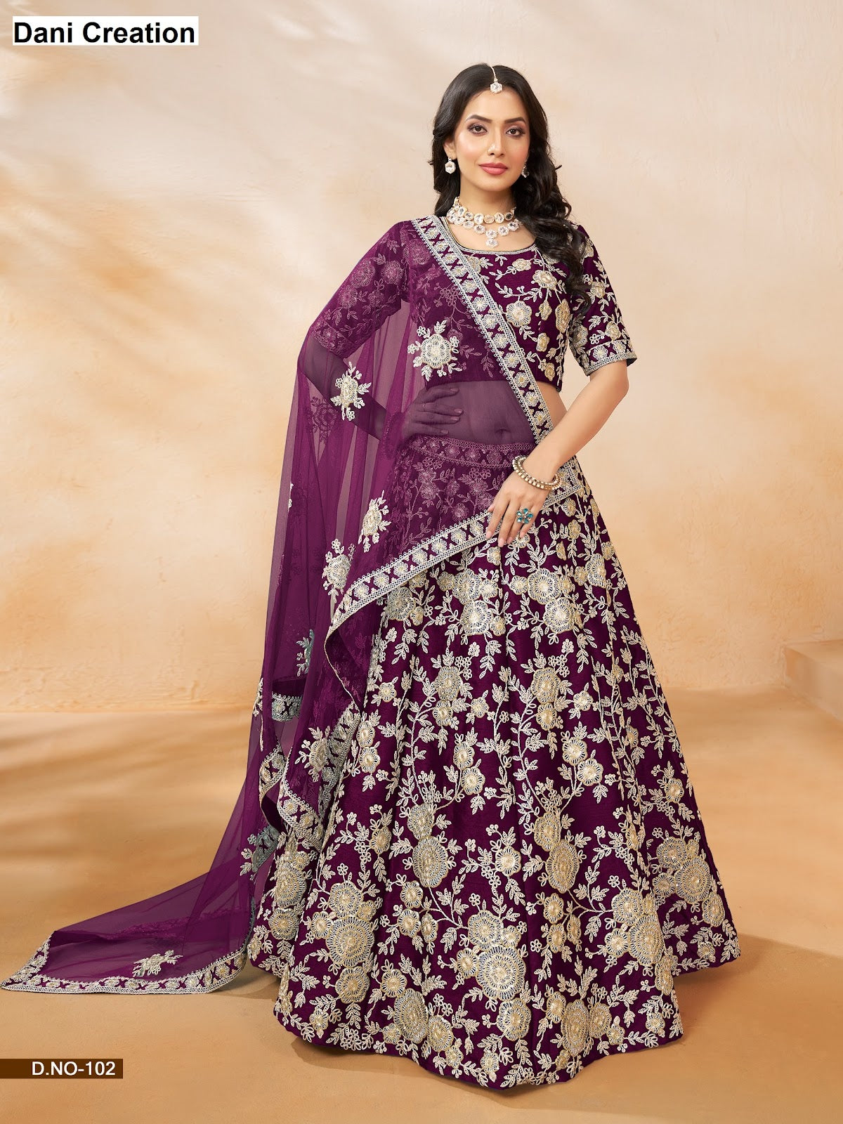 Mehvish Vol 1 Dani Creation Art Silk Lehenga Choli Exporter Ahmedabad