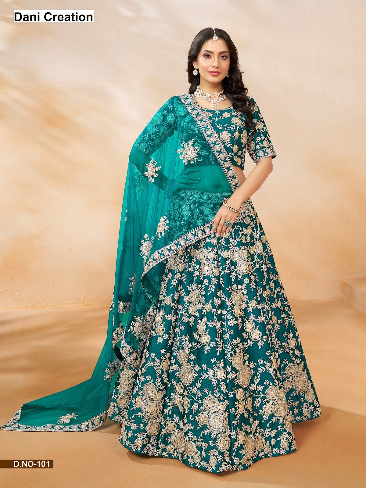Mehvish Vol 1 Dani Creation Art Silk Lehenga Choli Exporter Ahmedabad