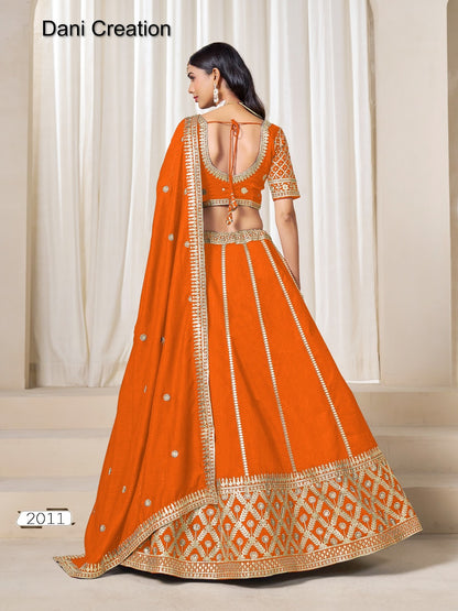 Mehvish Vol 21 Dani Creation Art Silk Lehenga Choli Wholesaler Gujarat