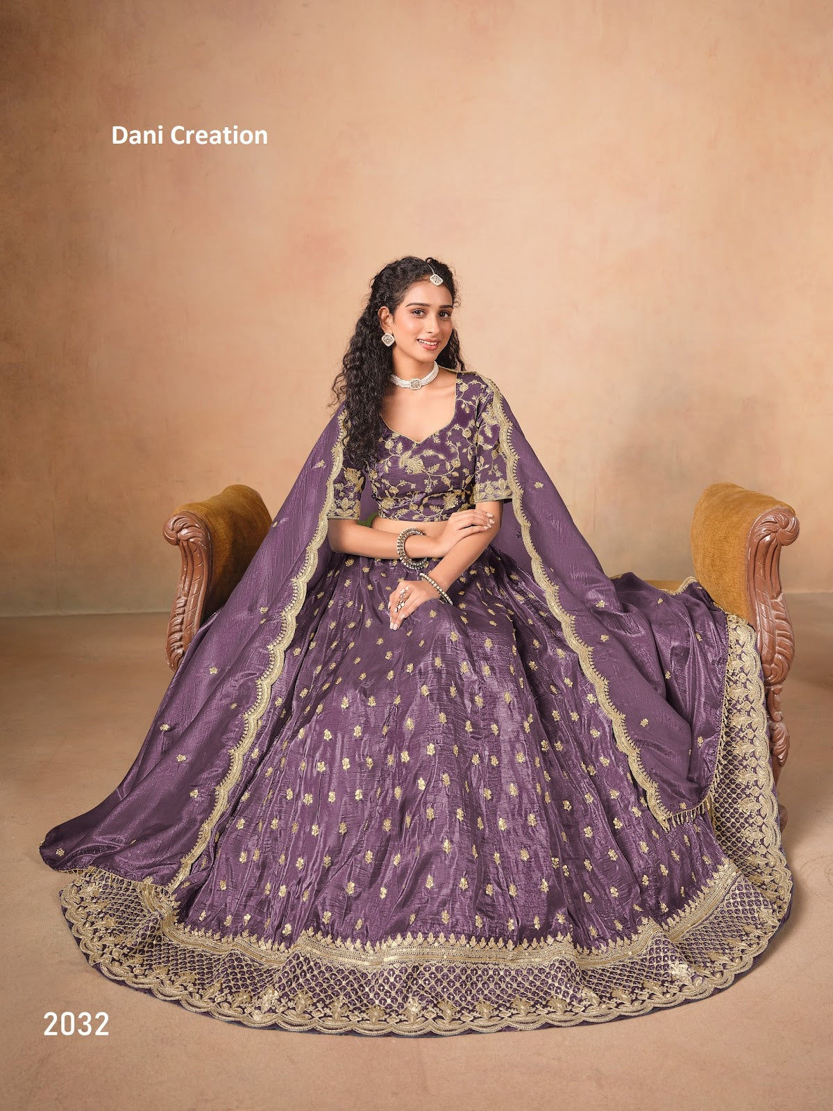 Mehvish Vol 23 Dani Creation Soft Organza Lehenga Choli Wholesaler India