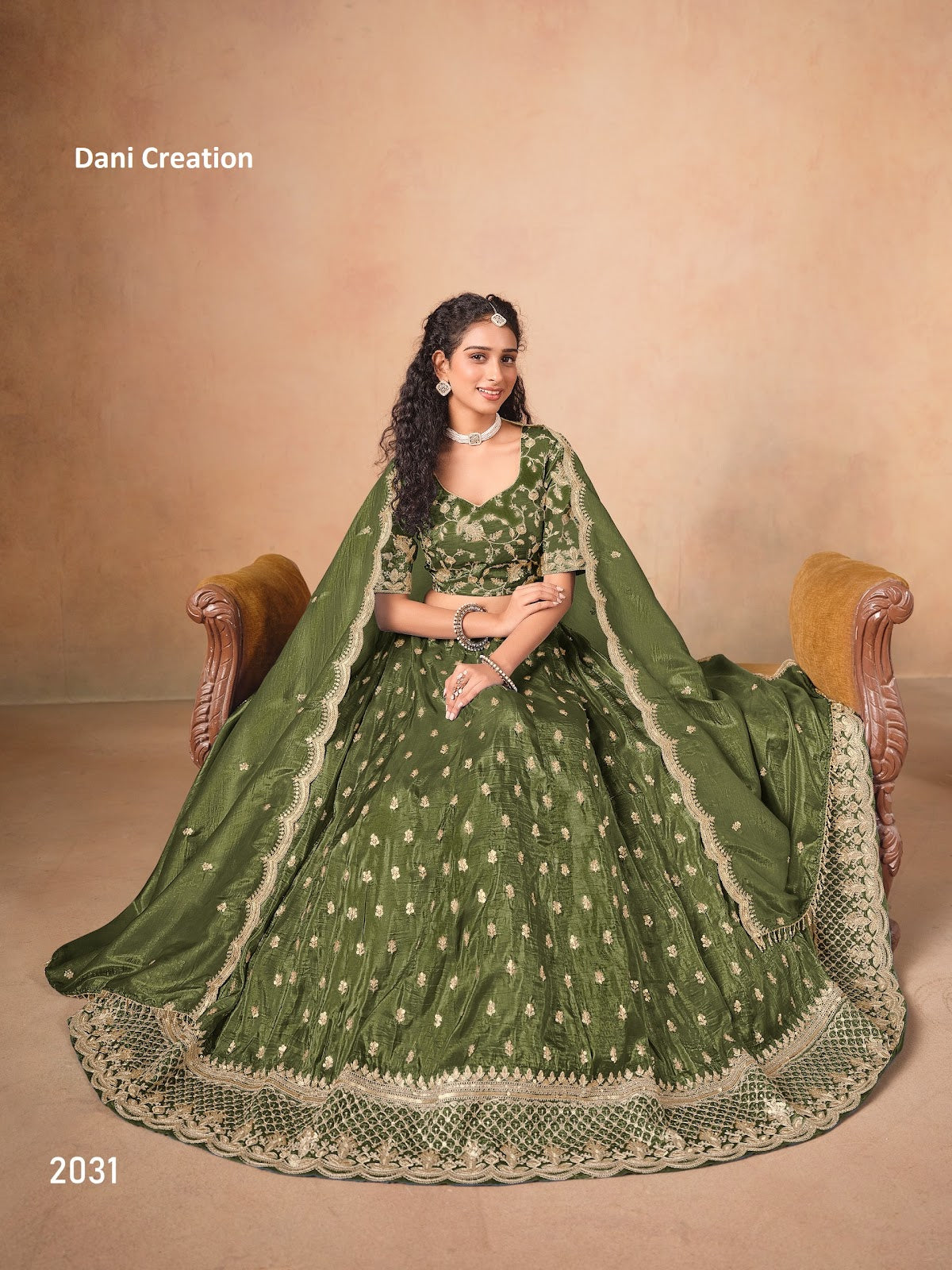 Mehvish Vol 23 Dani Creation Soft Organza Lehenga Choli Wholesaler India