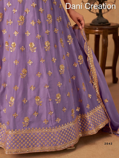 Mehvish Vol 24 Dani Creation Organza Lehenga Choli Wholesaler India